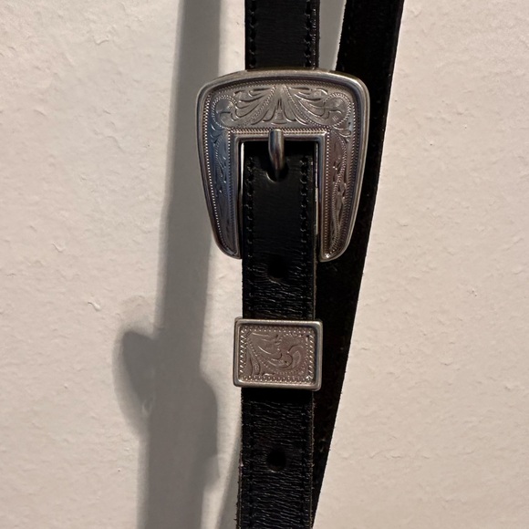 Madewell Skinny Western Belt - Black - Size XL - Picture 4 of 5